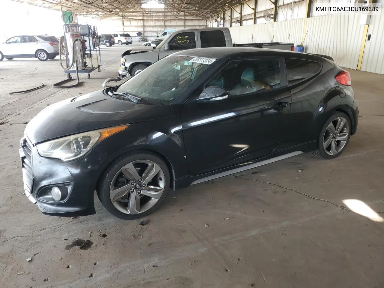 KMHTC6AE3DU169389 2013 Hyundai Veloster Turbo