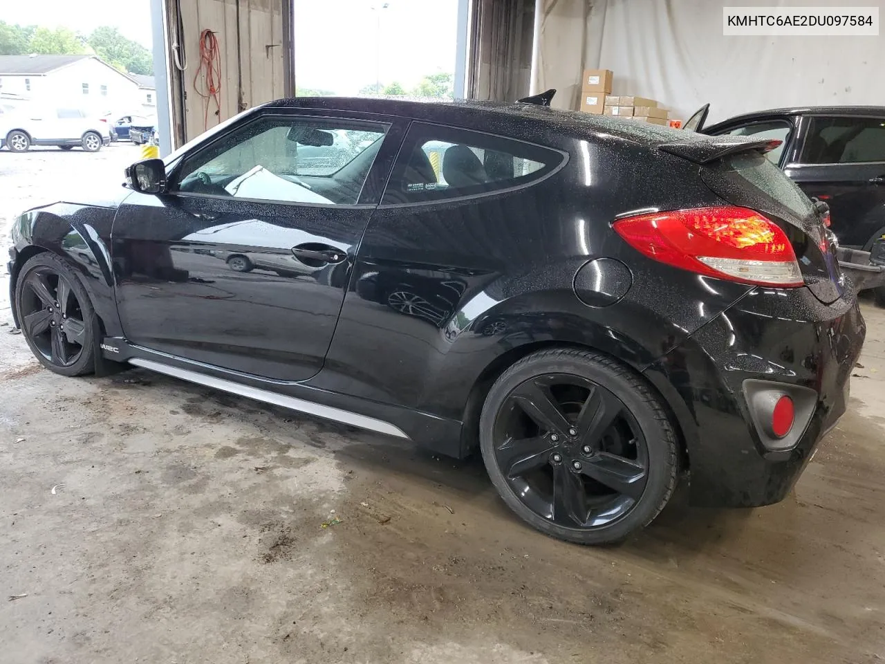 2013 Hyundai Veloster Turbo VIN: KMHTC6AE2DU097584 Lot: 66067104