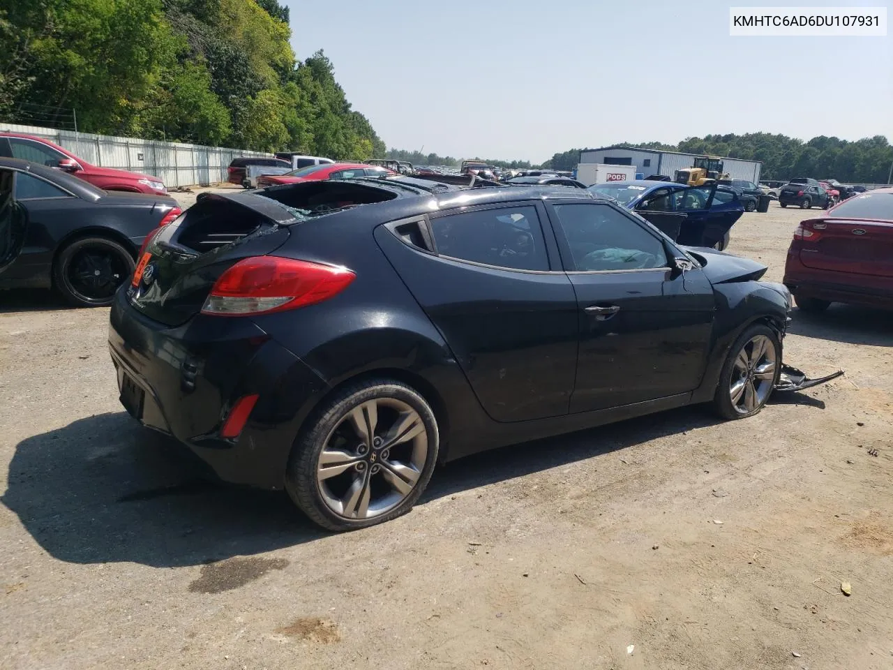 2013 Hyundai Veloster VIN: KMHTC6AD6DU107931 Lot: 66587664