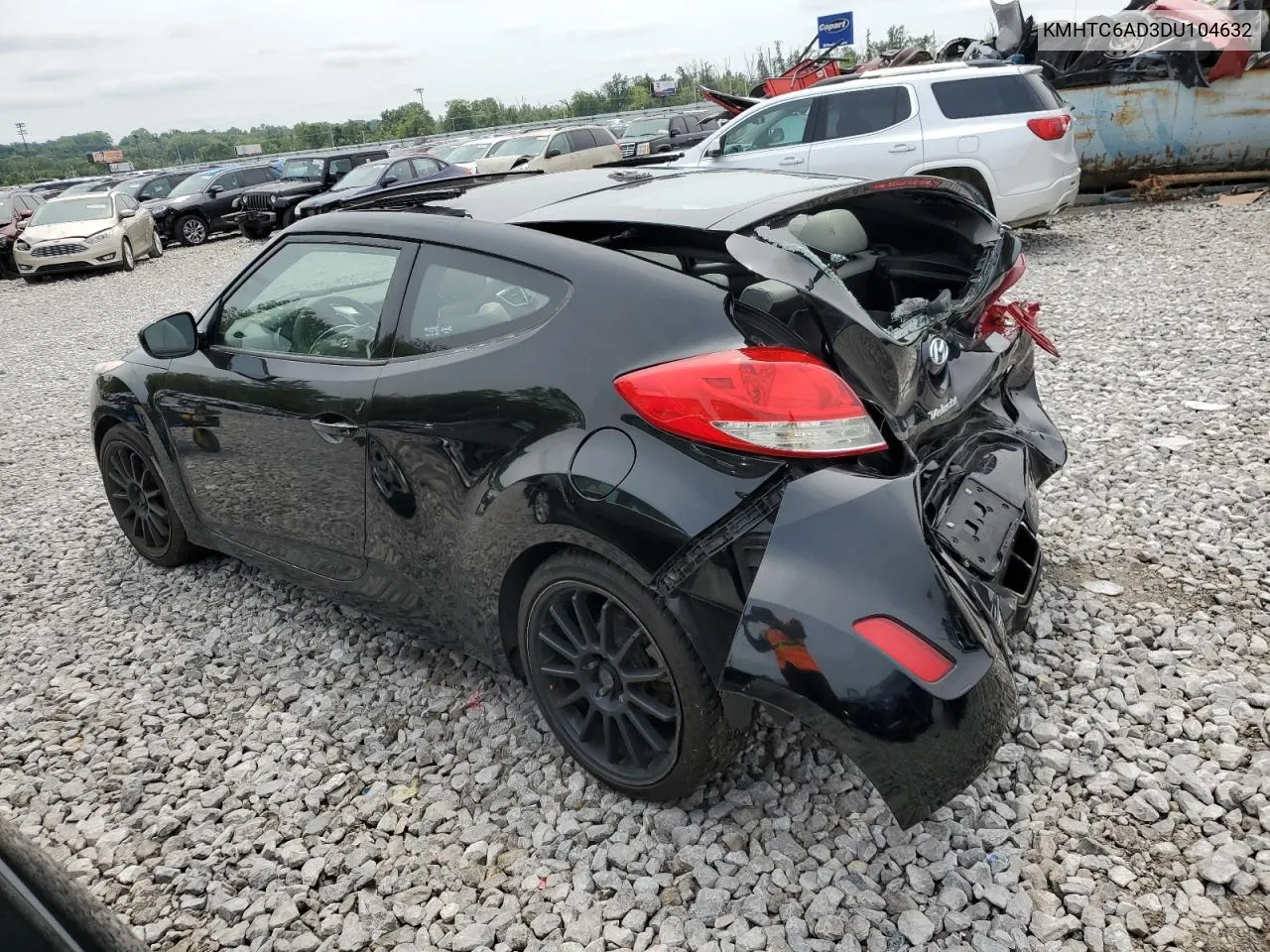 2013 Hyundai Veloster VIN: KMHTC6AD3DU104632 Lot: 66755084