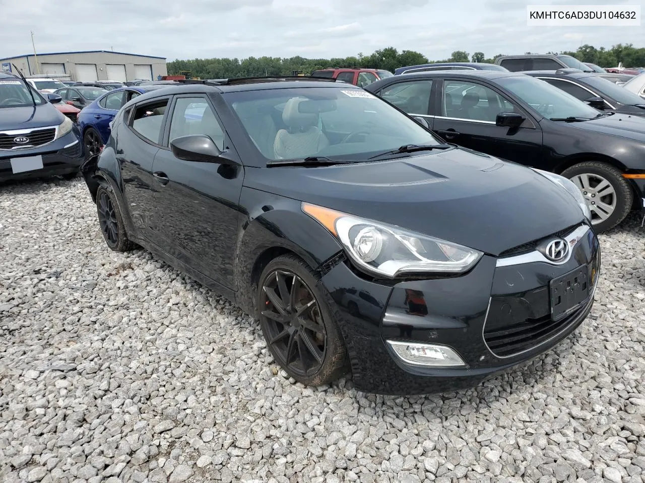 2013 Hyundai Veloster VIN: KMHTC6AD3DU104632 Lot: 66755084