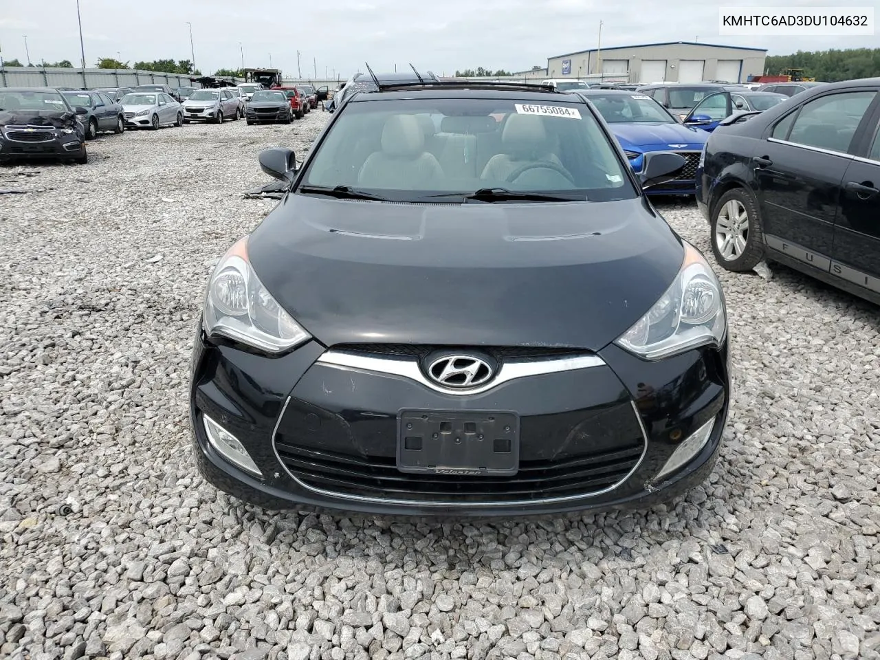 2013 Hyundai Veloster VIN: KMHTC6AD3DU104632 Lot: 66755084