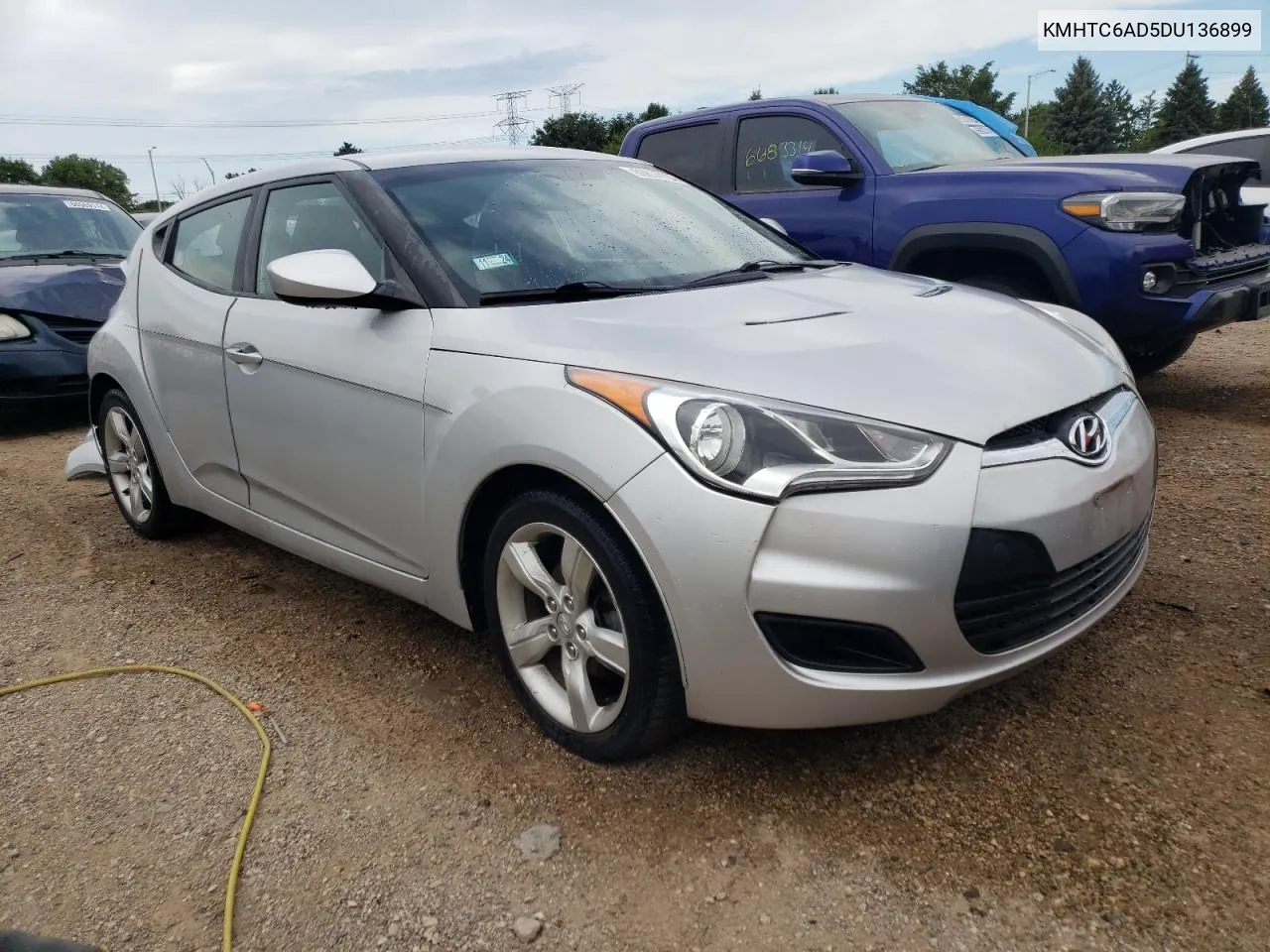 2013 Hyundai Veloster VIN: KMHTC6AD5DU136899 Lot: 66874144