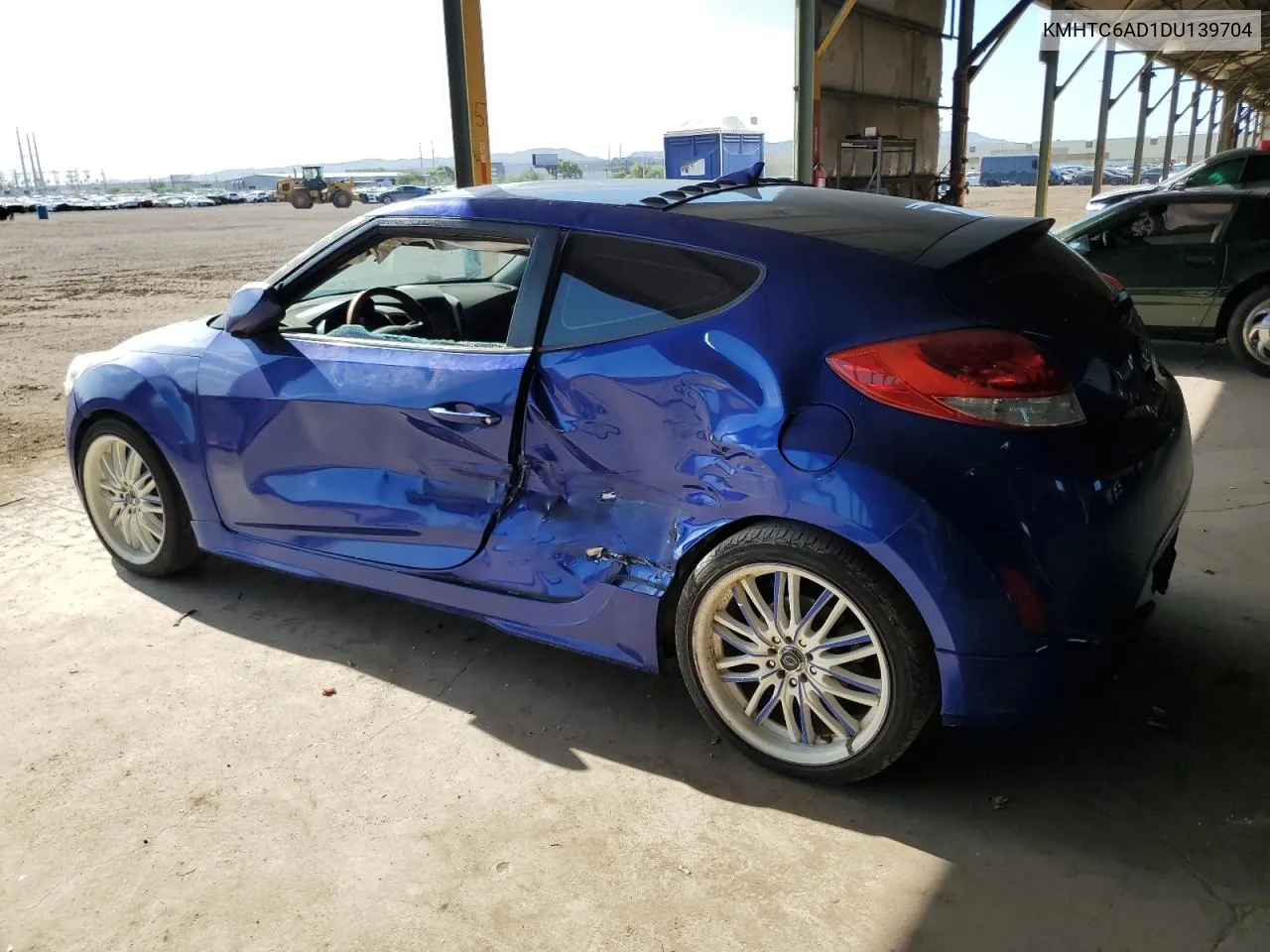 2013 Hyundai Veloster VIN: KMHTC6AD1DU139704 Lot: 67167074