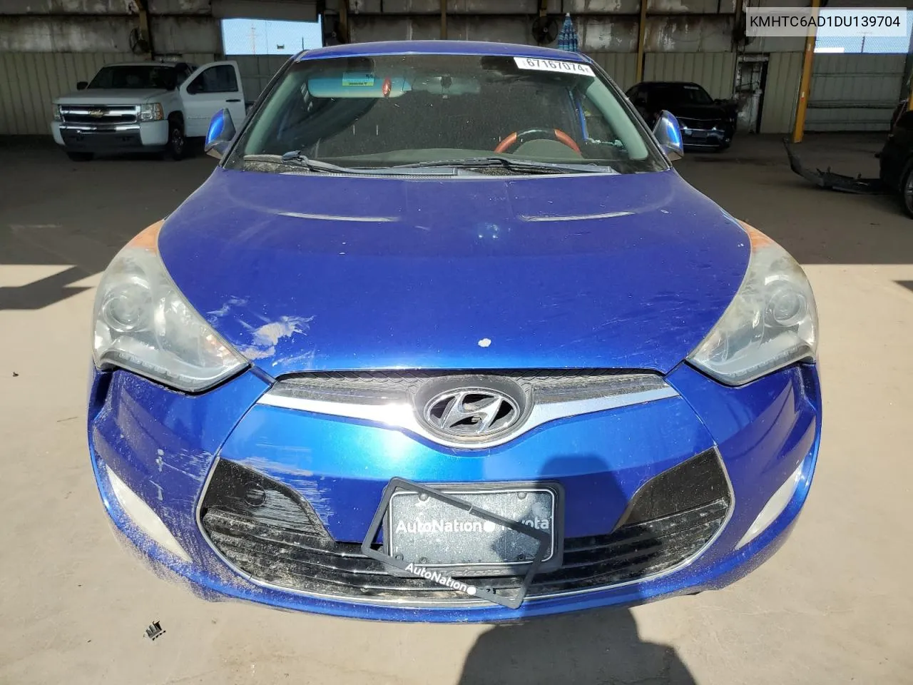 2013 Hyundai Veloster VIN: KMHTC6AD1DU139704 Lot: 67167074