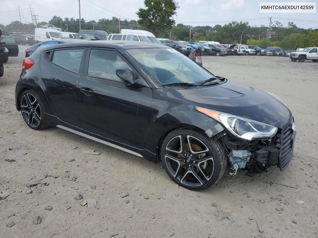 2013 Hyundai Veloster Turbo VIN: KMHTC6AEXDU142559 Lot: 67298404