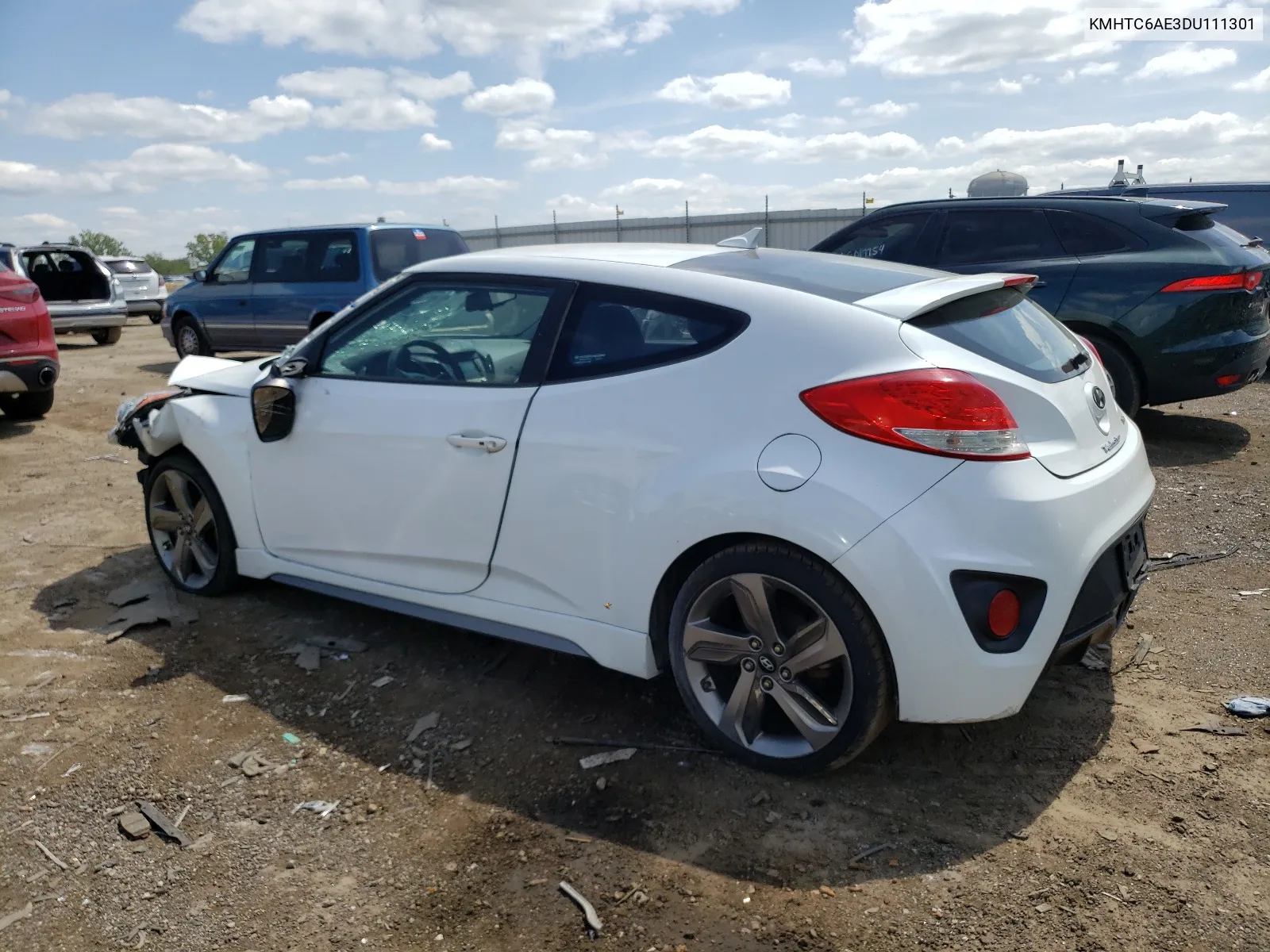 KMHTC6AE3DU111301 2013 Hyundai Veloster Turbo