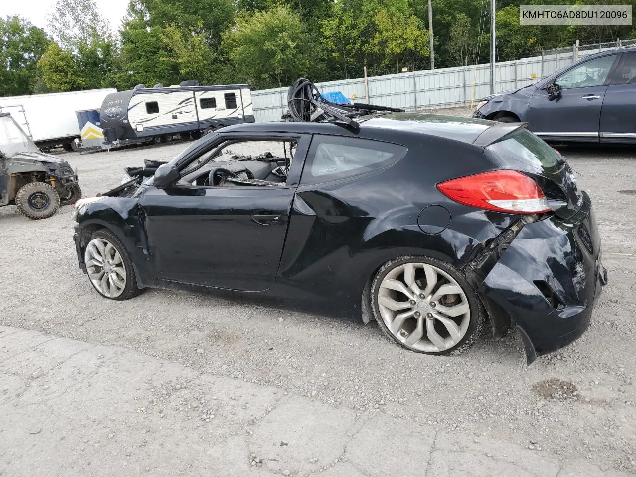 2013 Hyundai Veloster VIN: KMHTC6AD8DU120096 Lot: 67846284