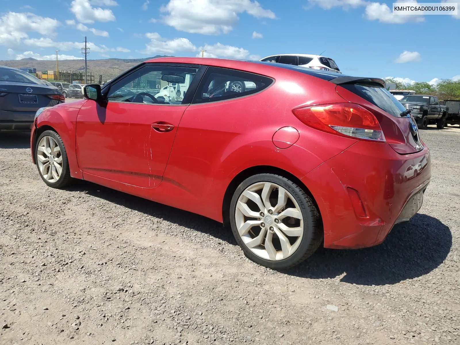 2013 Hyundai Veloster VIN: KMHTC6AD0DU106399 Lot: 67959224