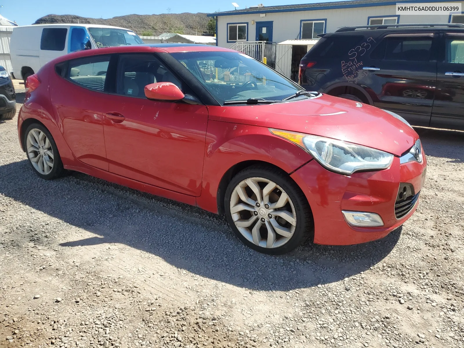 2013 Hyundai Veloster VIN: KMHTC6AD0DU106399 Lot: 67959224