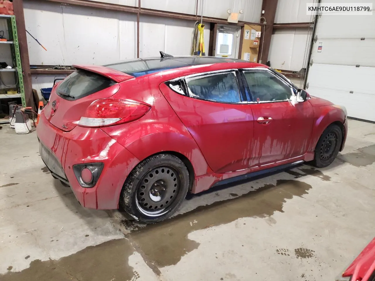 2013 Hyundai Veloster Turbo VIN: KMHTC6AE9DU118799 Lot: 69055072