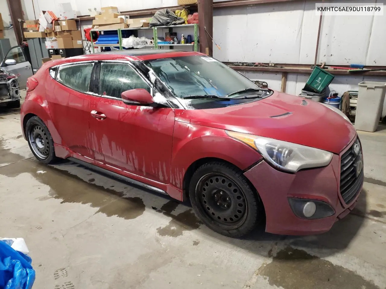 KMHTC6AE9DU118799 2013 Hyundai Veloster Turbo