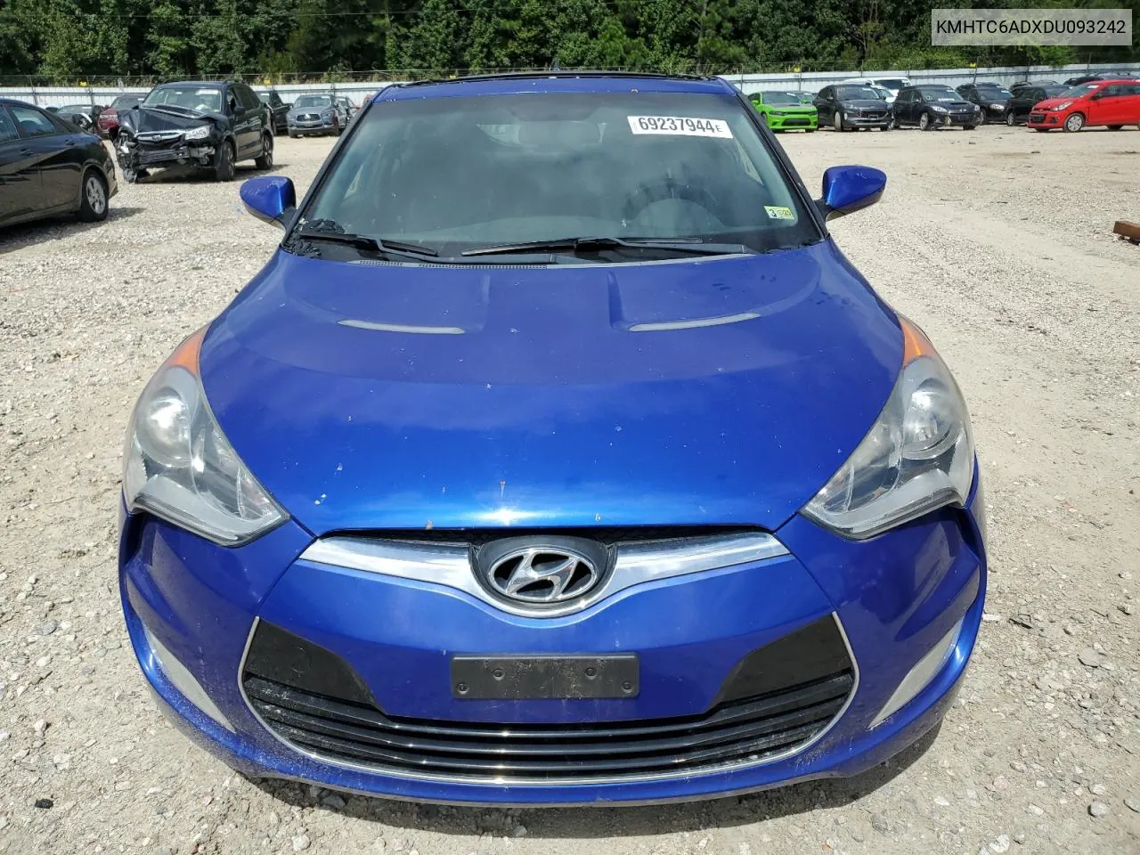 2013 Hyundai Veloster VIN: KMHTC6ADXDU093242 Lot: 69237944