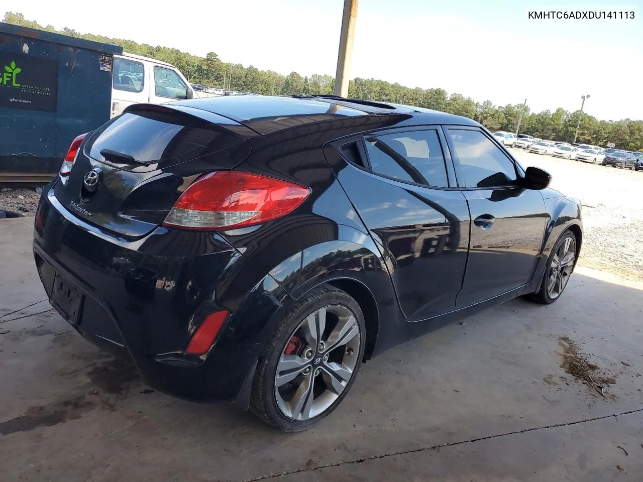 2013 Hyundai Veloster VIN: KMHTC6ADXDU141113 Lot: 69970004