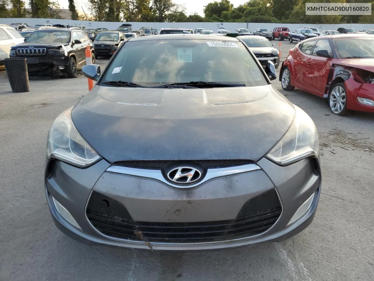 2013 Hyundai Veloster VIN: KMHTC6AD9DU160820 Lot: 70059004