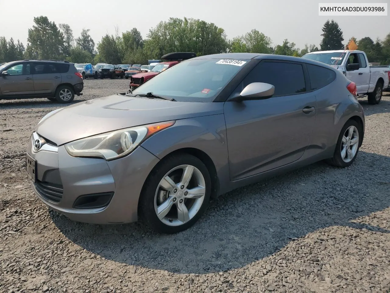 KMHTC6AD3DU093986 2013 Hyundai Veloster