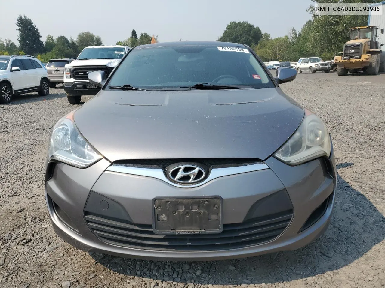 2013 Hyundai Veloster VIN: KMHTC6AD3DU093986 Lot: 70438194