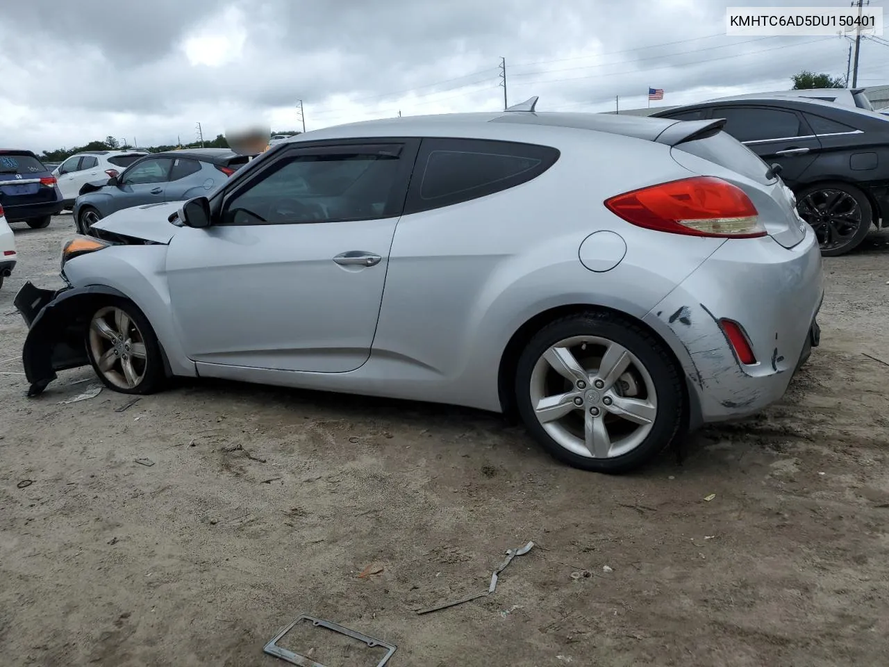 2013 Hyundai Veloster VIN: KMHTC6AD5DU150401 Lot: 70595914