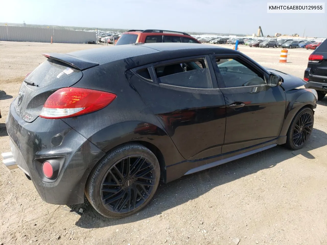 2013 Hyundai Veloster Turbo VIN: KMHTC6AE8DU129955 Lot: 70764554