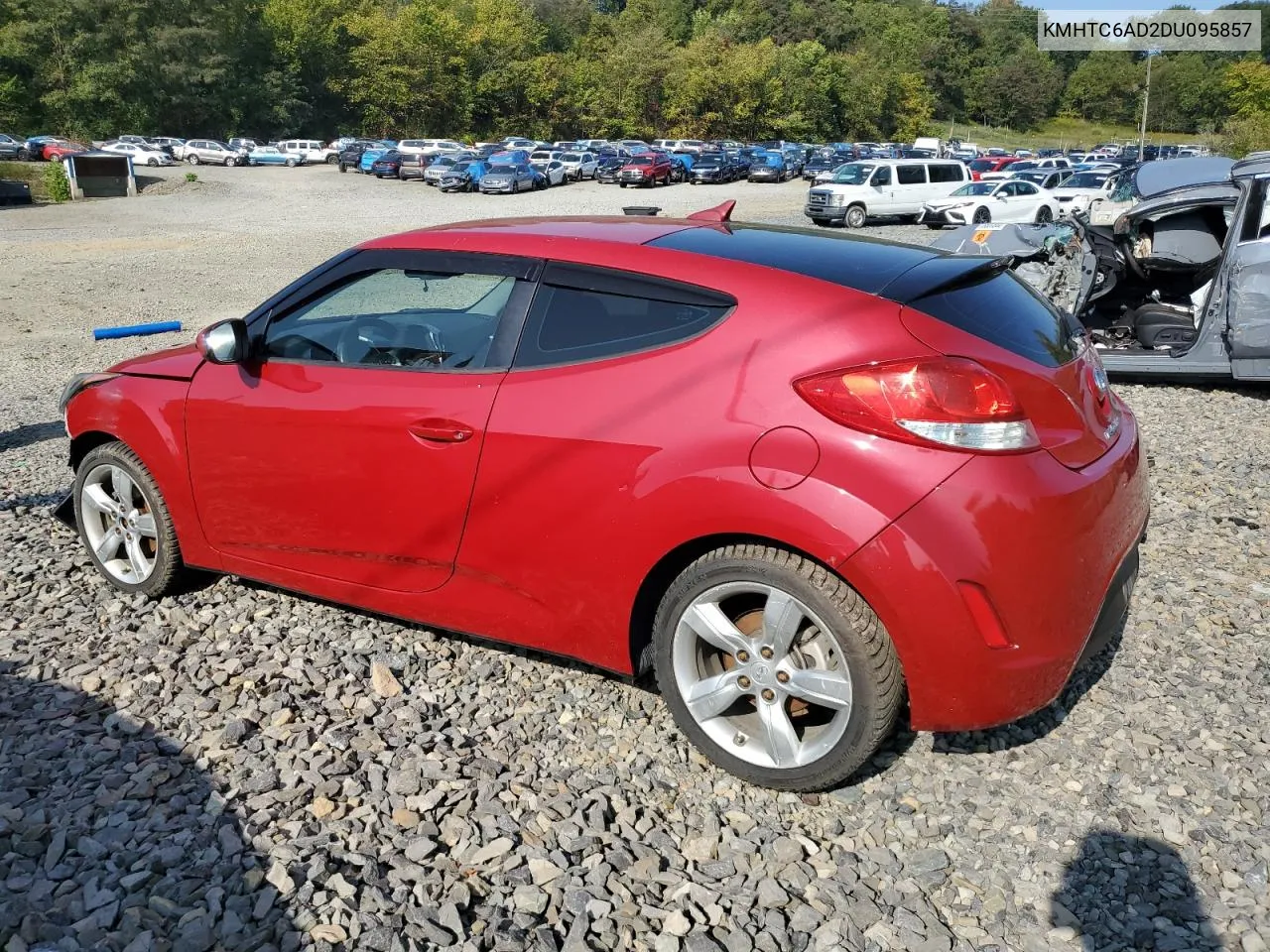 2013 Hyundai Veloster VIN: KMHTC6AD2DU095857 Lot: 71203094