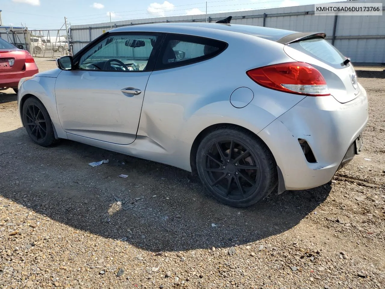 2013 Hyundai Veloster VIN: KMHTC6AD6DU173766 Lot: 71424434