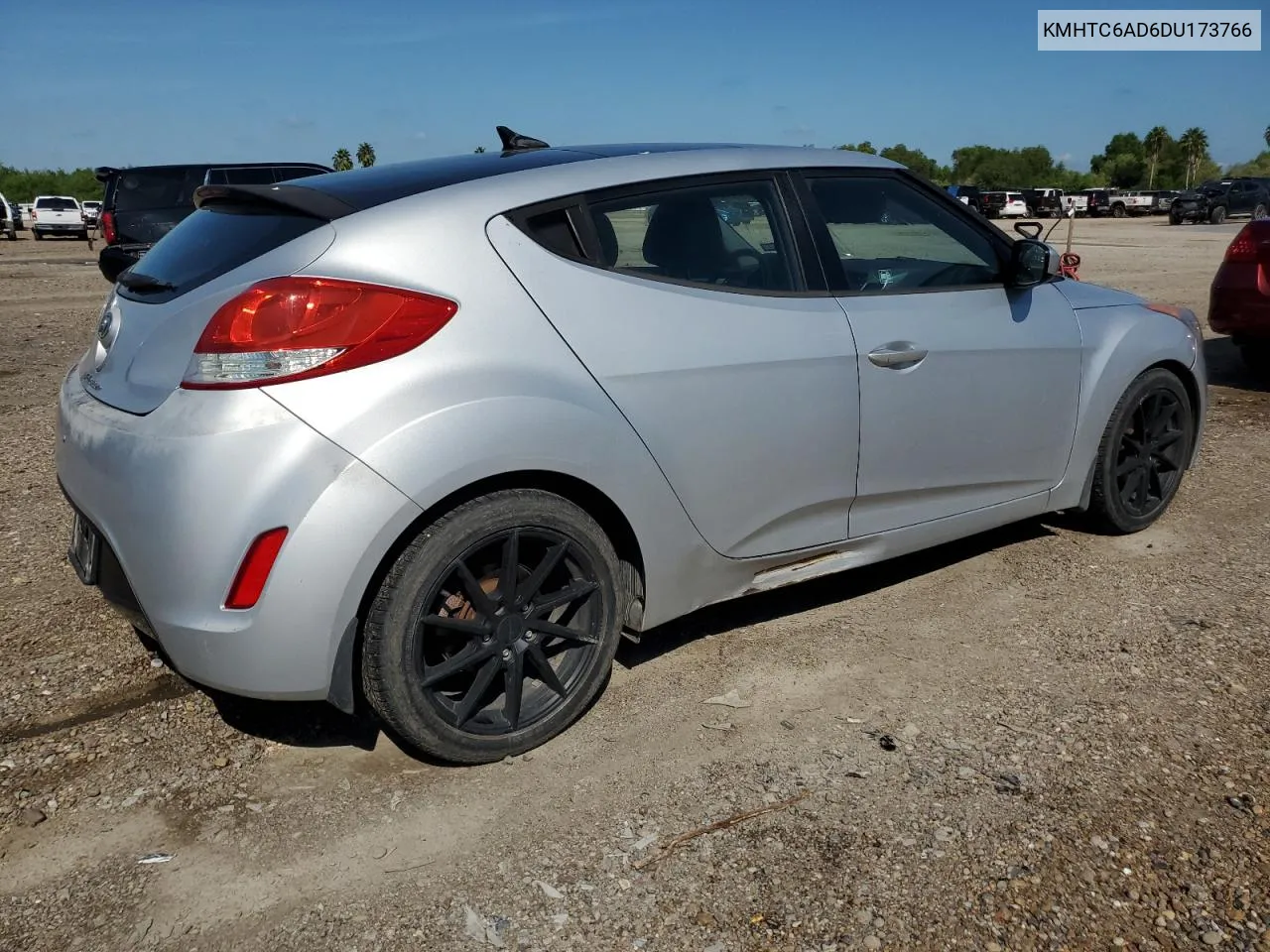 2013 Hyundai Veloster VIN: KMHTC6AD6DU173766 Lot: 71424434