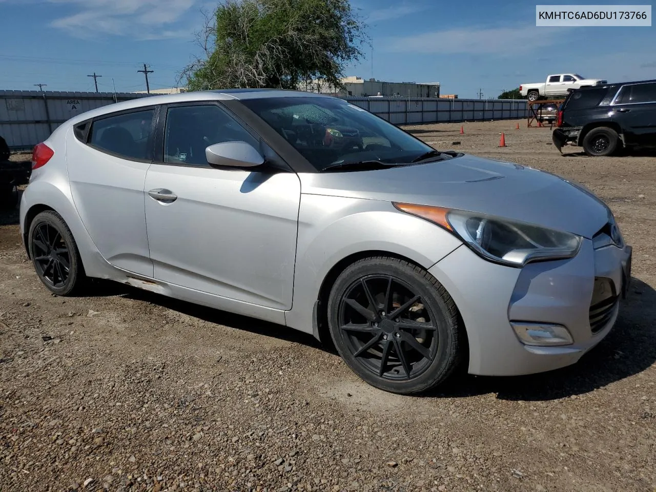 2013 Hyundai Veloster VIN: KMHTC6AD6DU173766 Lot: 71424434