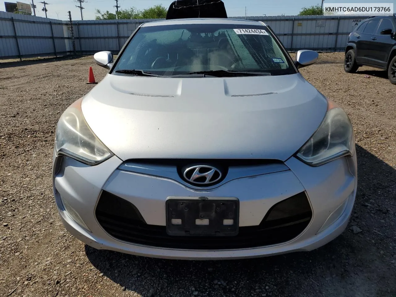 2013 Hyundai Veloster VIN: KMHTC6AD6DU173766 Lot: 71424434