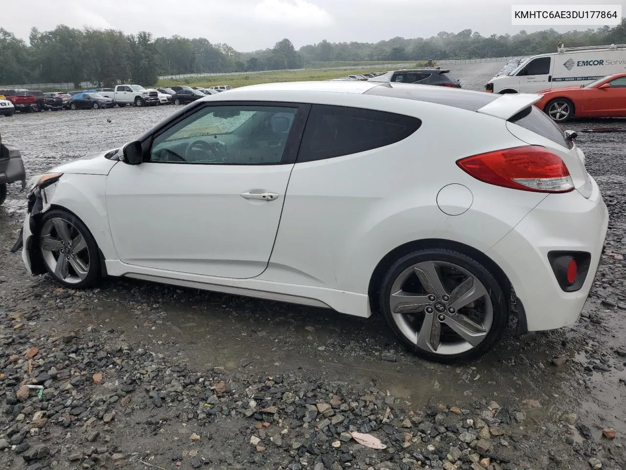 2013 Hyundai Veloster Turbo VIN: KMHTC6AE3DU177864 Lot: 71562814