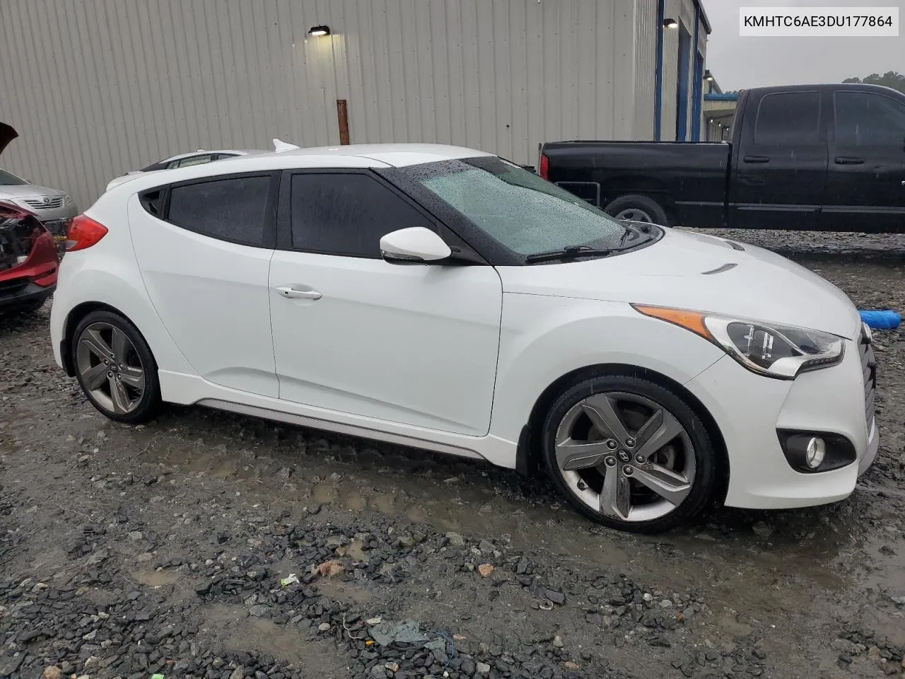 2013 Hyundai Veloster Turbo VIN: KMHTC6AE3DU177864 Lot: 71562814