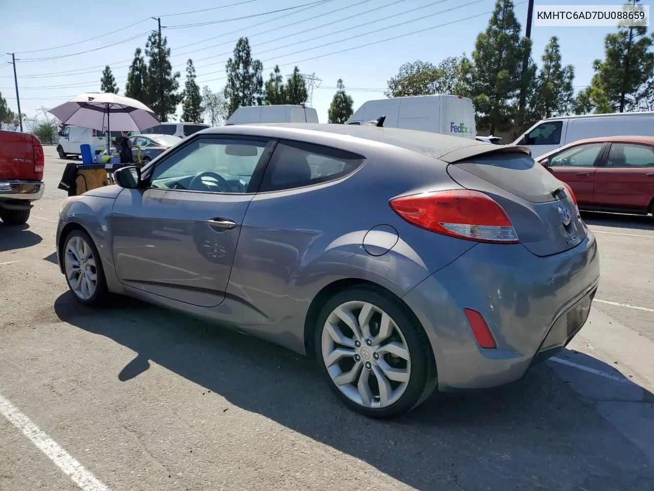 2013 Hyundai Veloster VIN: KMHTC6AD7DU088659 Lot: 71618534