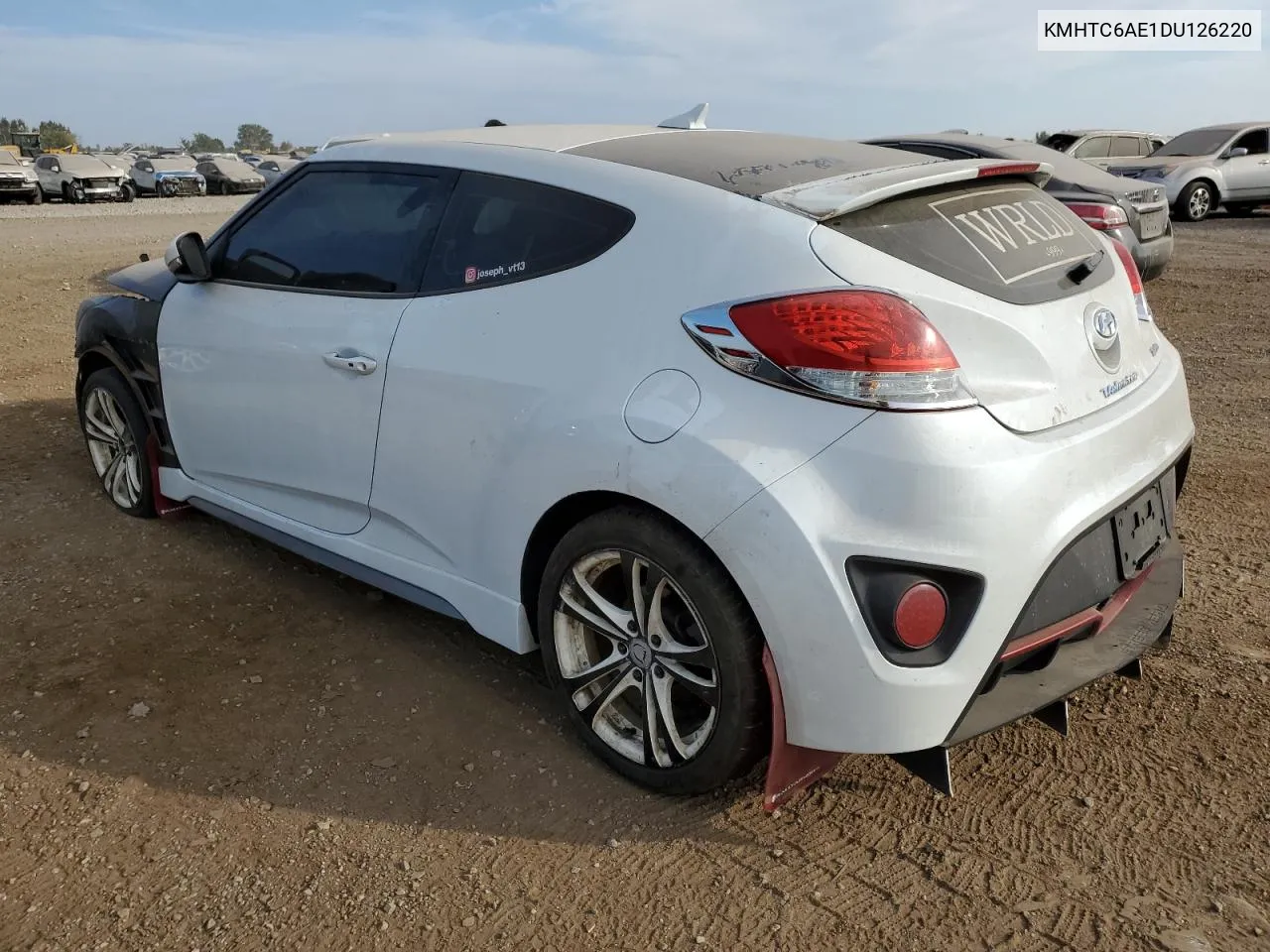 2013 Hyundai Veloster Turbo VIN: KMHTC6AE1DU126220 Lot: 71816384