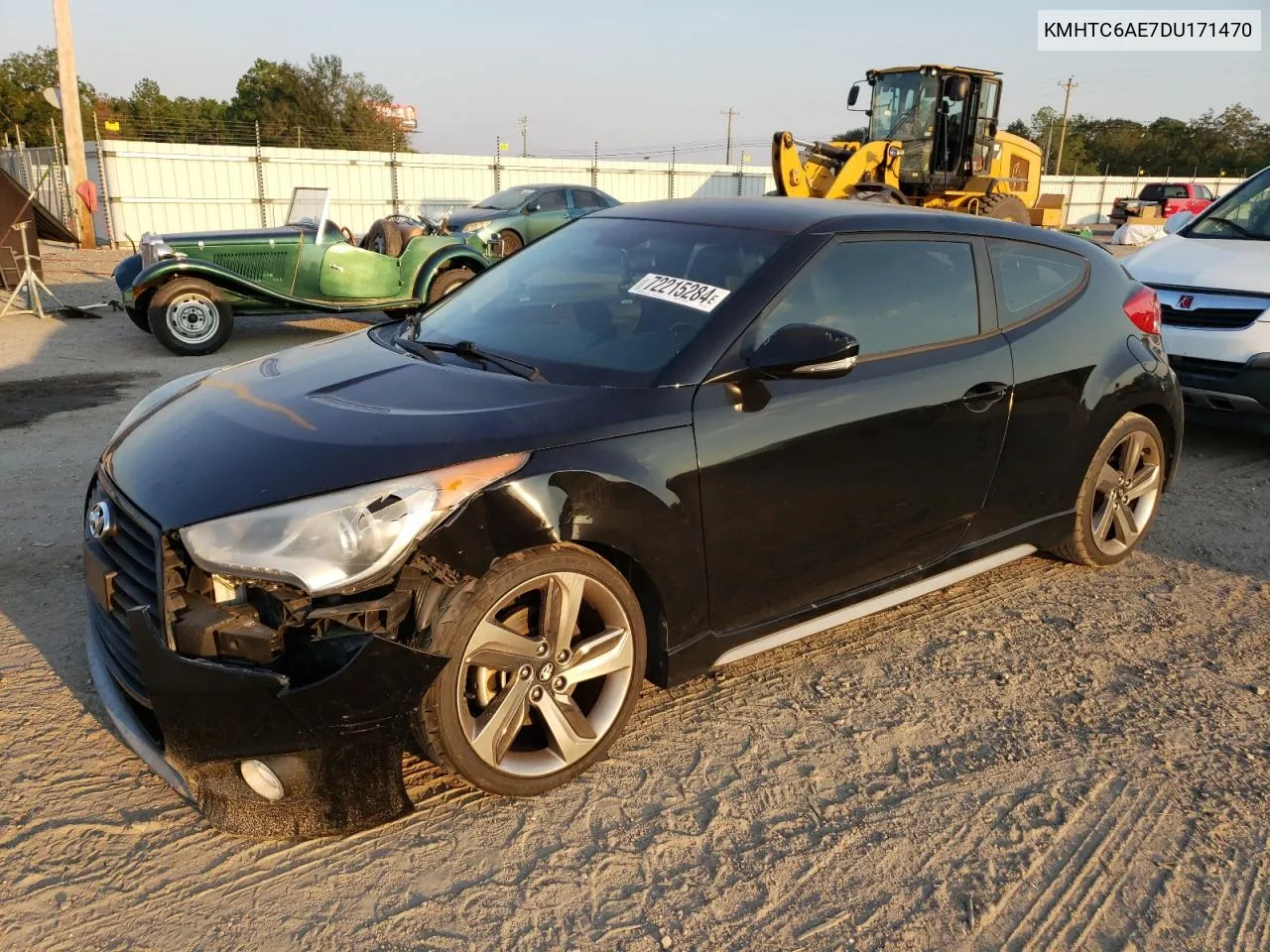 2013 Hyundai Veloster Turbo VIN: KMHTC6AE7DU171470 Lot: 72215284