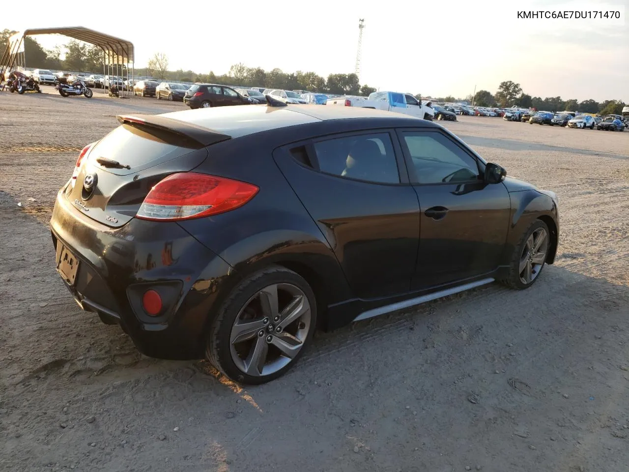 2013 Hyundai Veloster Turbo VIN: KMHTC6AE7DU171470 Lot: 72215284