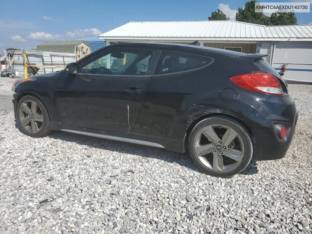 2013 Hyundai Veloster Turbo VIN: KMHTC6AEXDU143730 Lot: 72221564