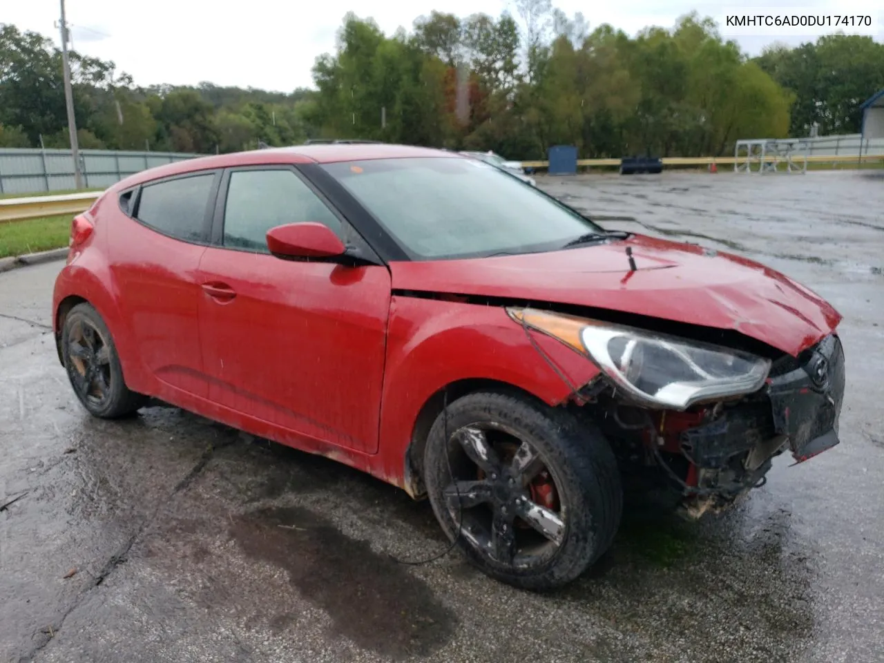 2013 Hyundai Veloster VIN: KMHTC6AD0DU174170 Lot: 72377134