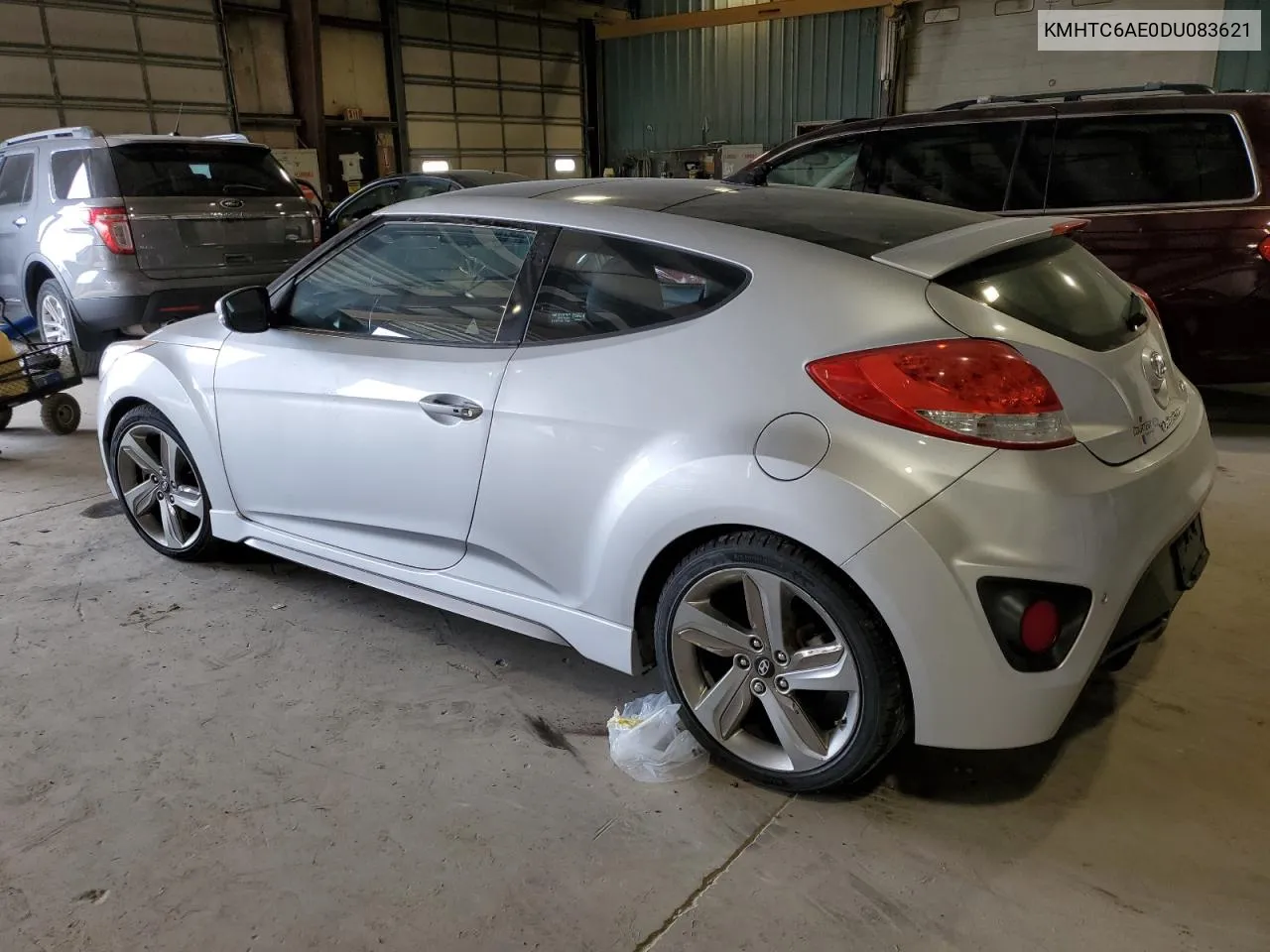 2013 Hyundai Veloster Turbo VIN: KMHTC6AE0DU083621 Lot: 72652304