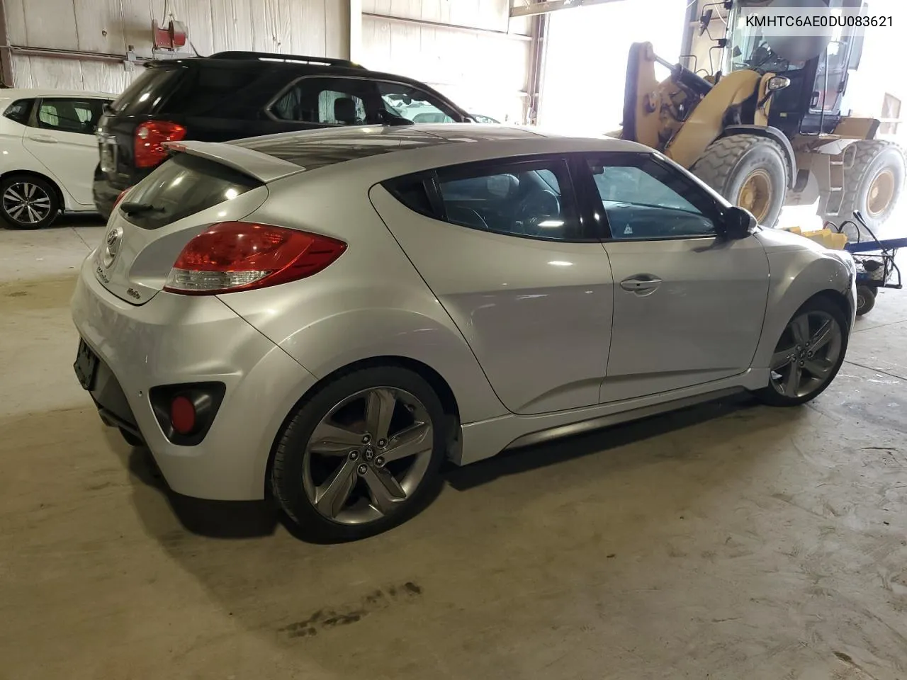 2013 Hyundai Veloster Turbo VIN: KMHTC6AE0DU083621 Lot: 72652304