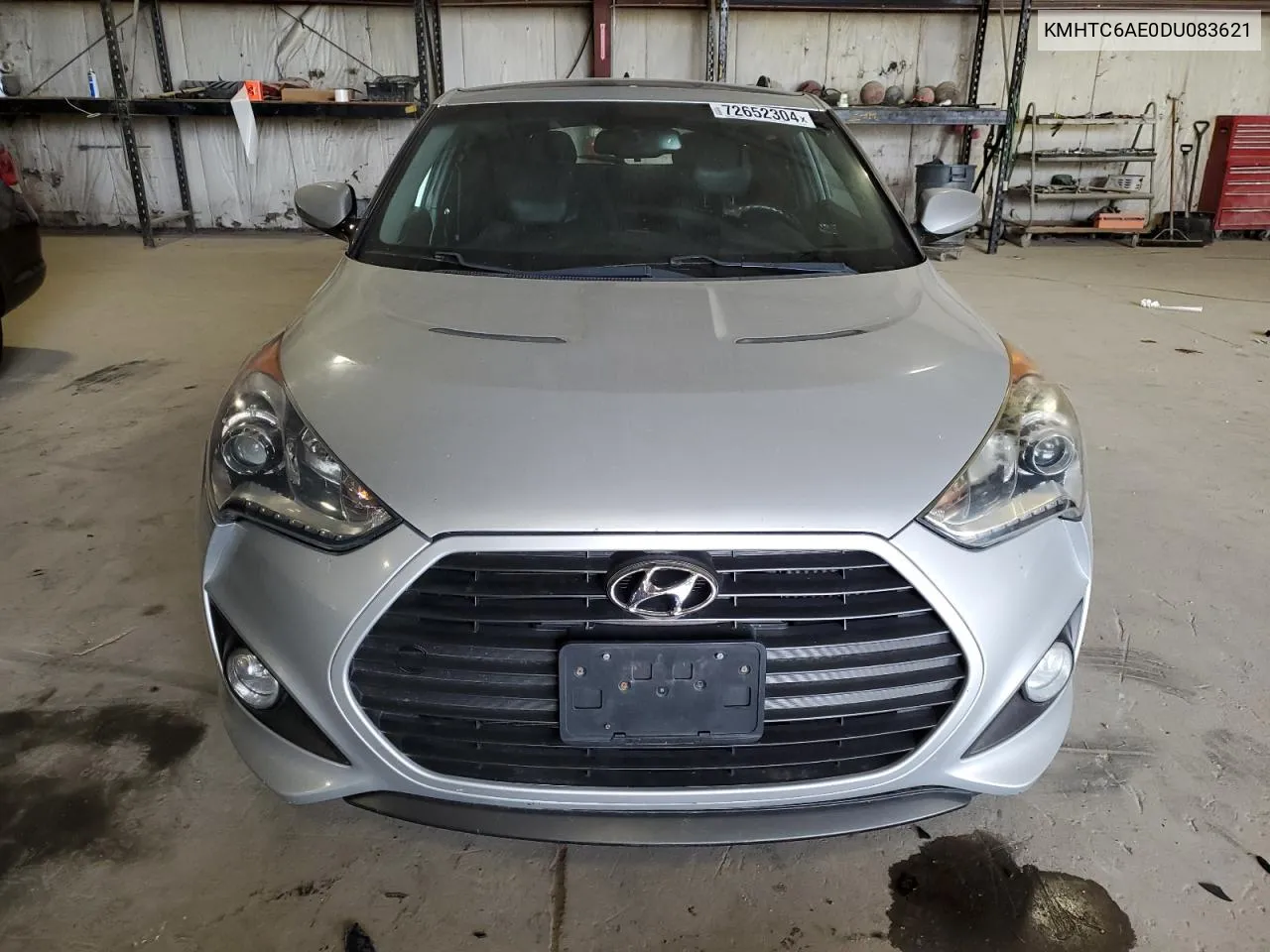 2013 Hyundai Veloster Turbo VIN: KMHTC6AE0DU083621 Lot: 72652304