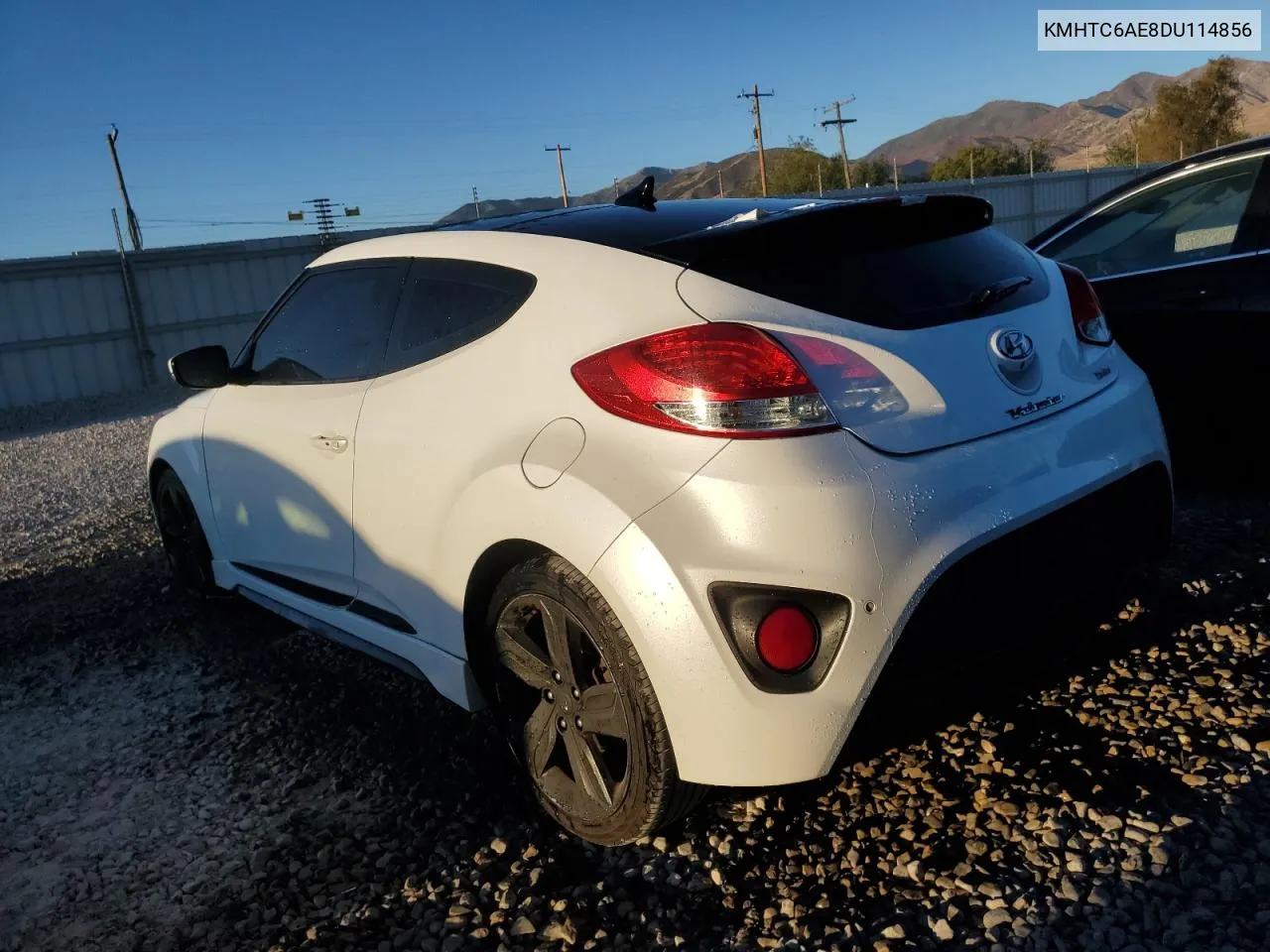 KMHTC6AE8DU114856 2013 Hyundai Veloster Turbo