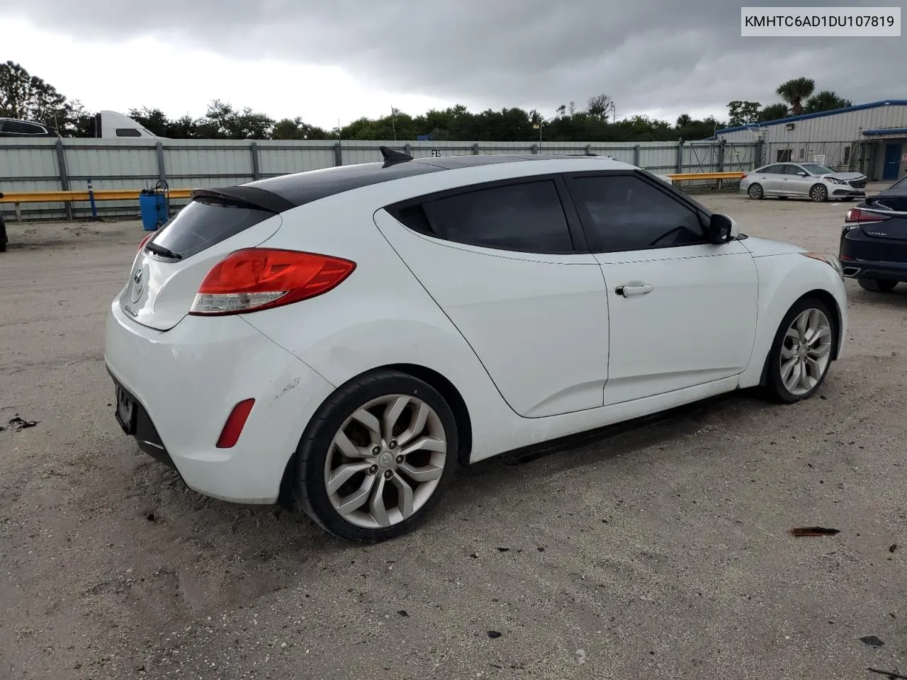 2013 Hyundai Veloster VIN: KMHTC6AD1DU107819 Lot: 72859644