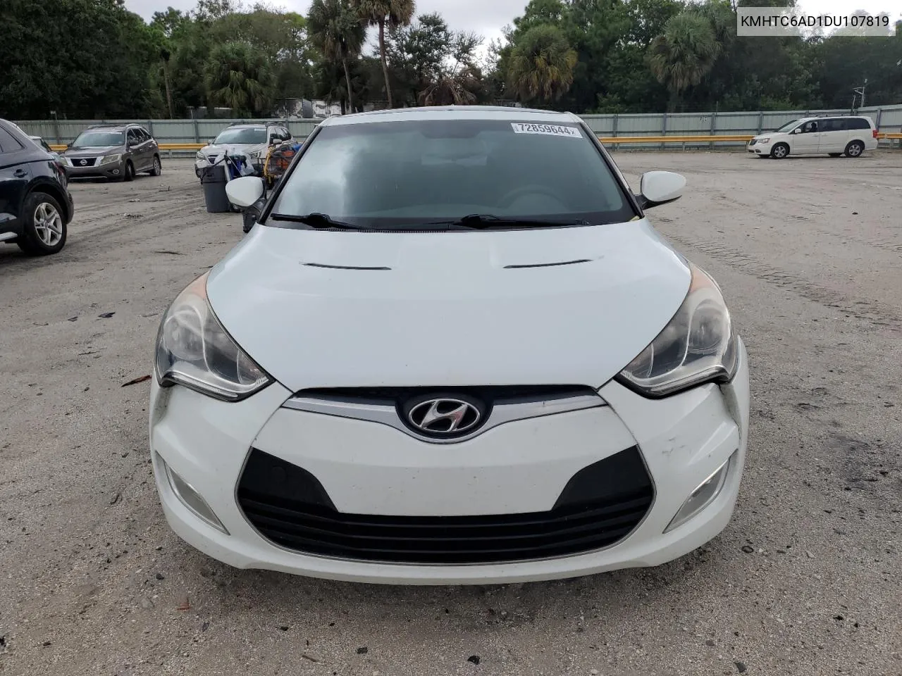 2013 Hyundai Veloster VIN: KMHTC6AD1DU107819 Lot: 72859644