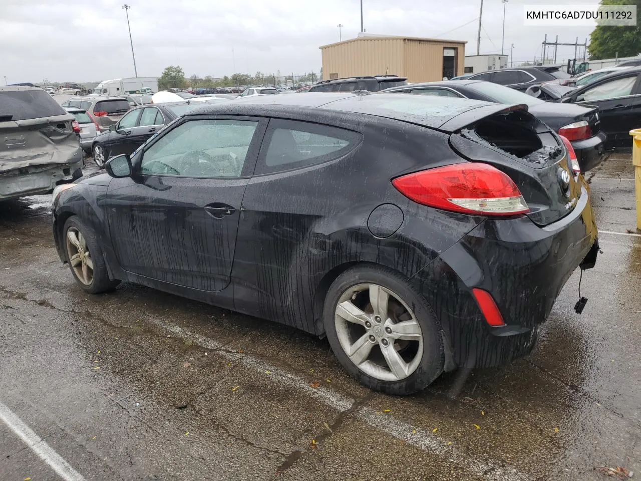 2013 Hyundai Veloster VIN: KMHTC6AD7DU111292 Lot: 72960784