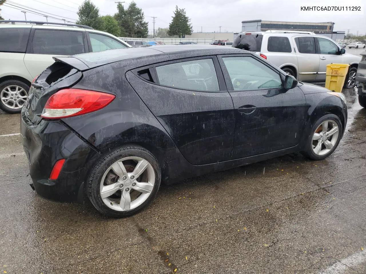 2013 Hyundai Veloster VIN: KMHTC6AD7DU111292 Lot: 72960784