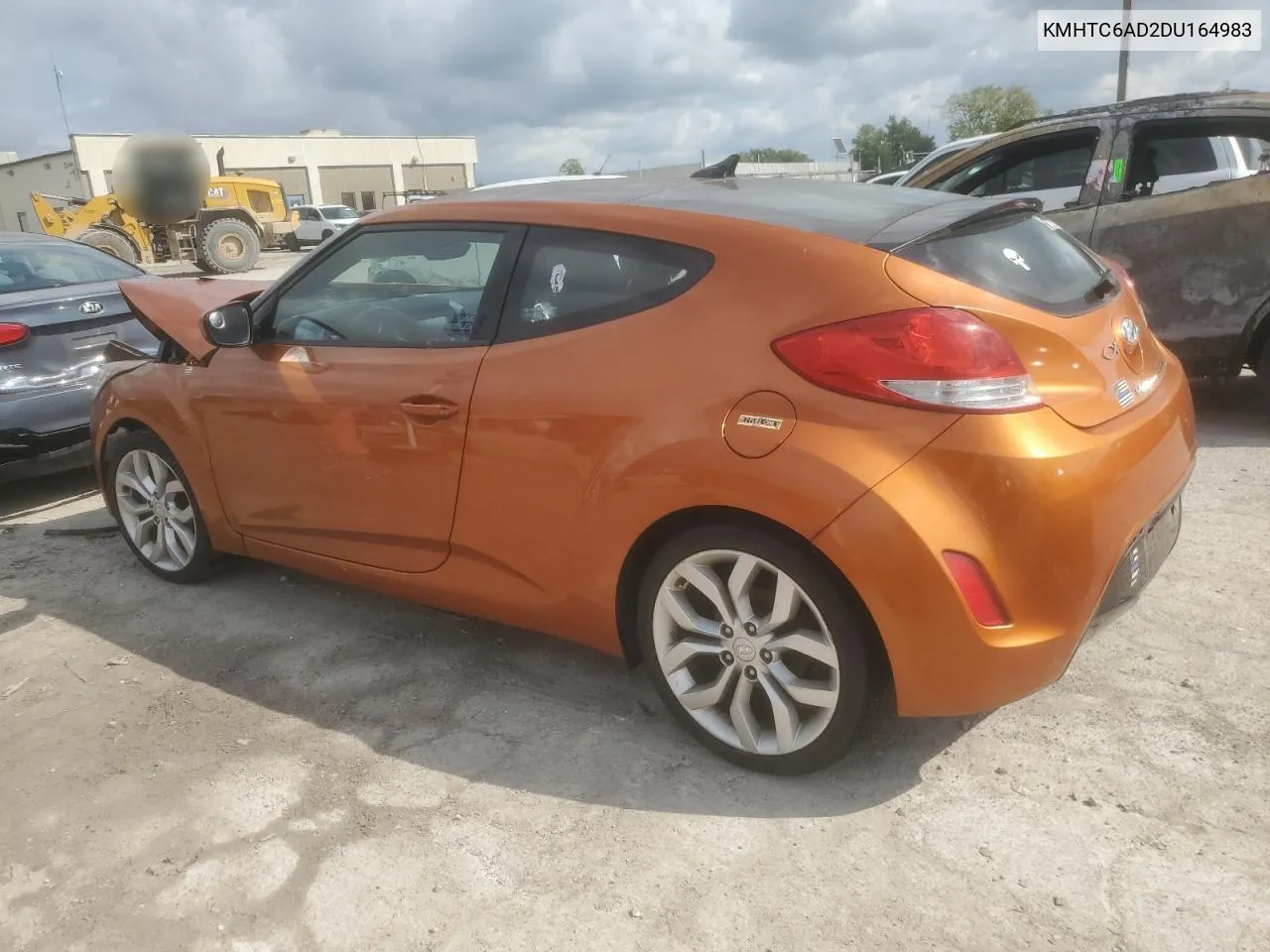 2013 Hyundai Veloster VIN: KMHTC6AD2DU164983 Lot: 73210754