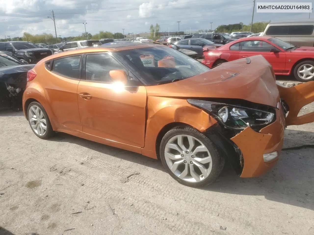 2013 Hyundai Veloster VIN: KMHTC6AD2DU164983 Lot: 73210754