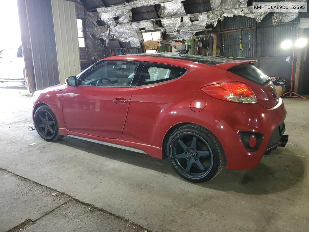 2013 Hyundai Veloster Turbo VIN: KMHTC6AE9DU152595 Lot: 73736064