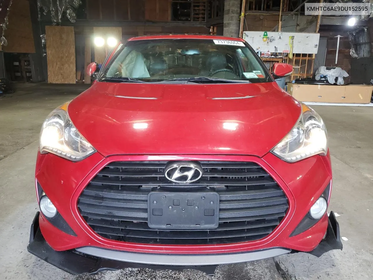 KMHTC6AE9DU152595 2013 Hyundai Veloster Turbo