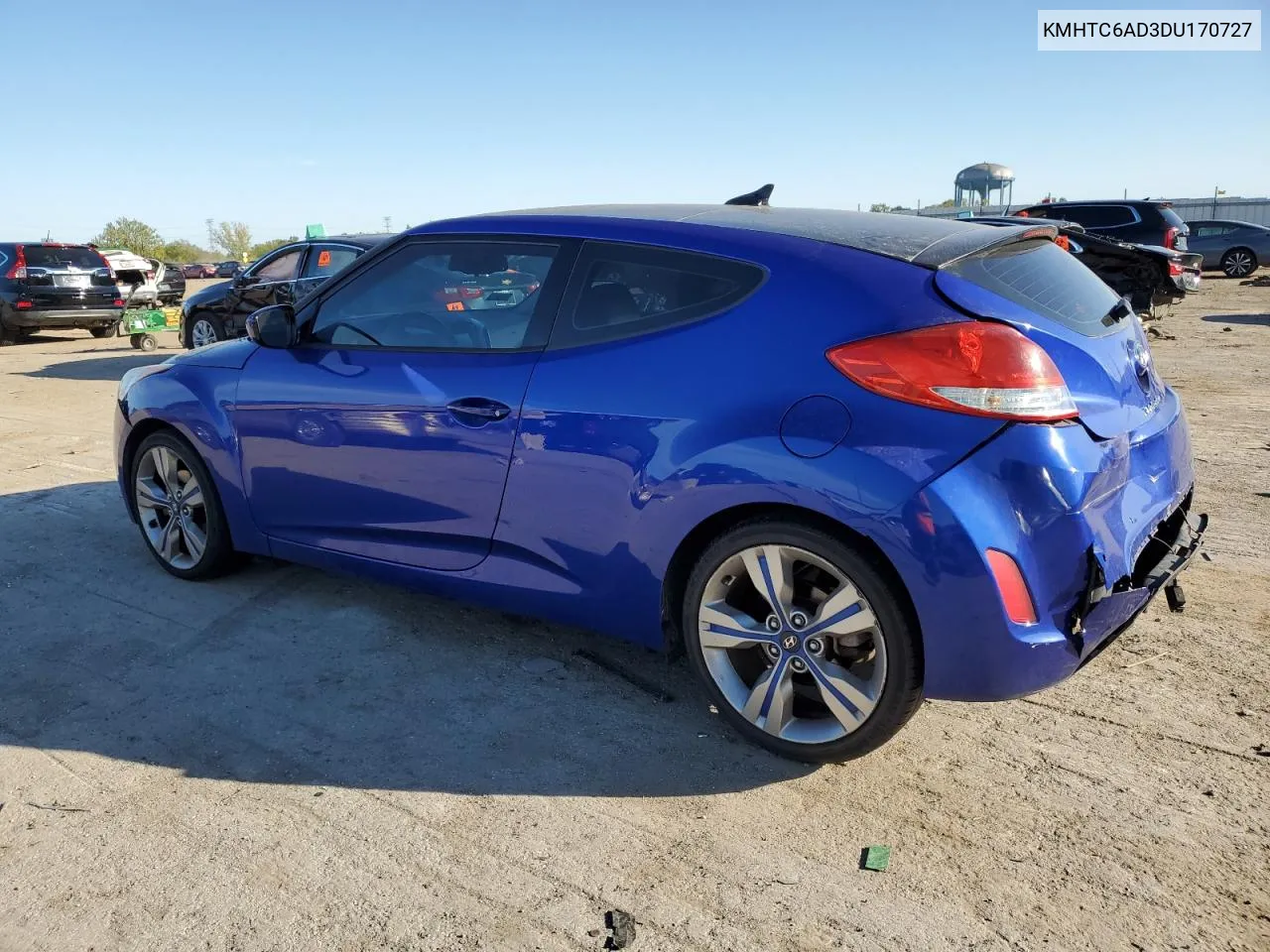 2013 Hyundai Veloster VIN: KMHTC6AD3DU170727 Lot: 73784984