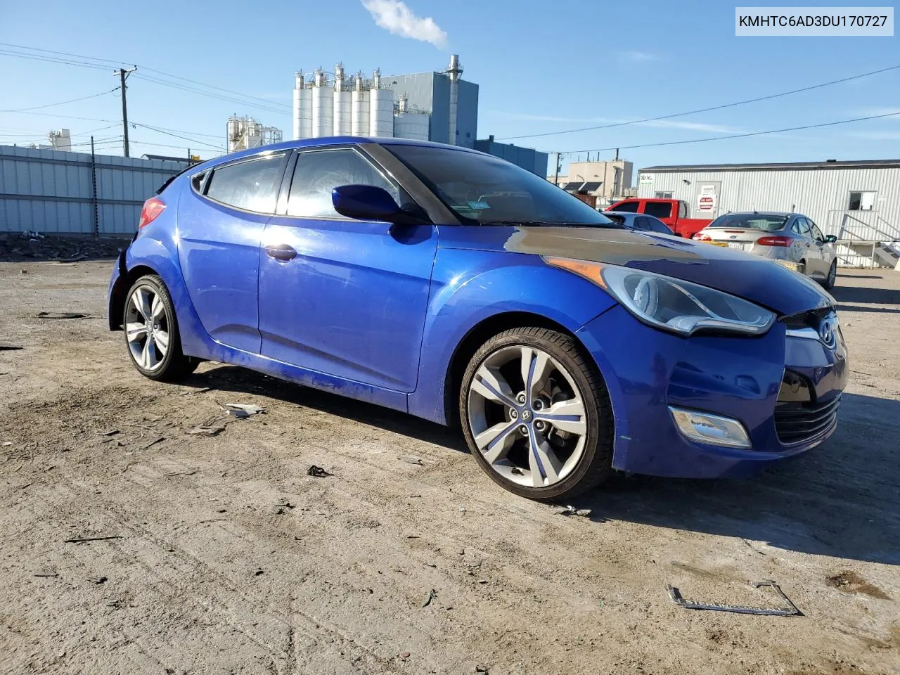 2013 Hyundai Veloster VIN: KMHTC6AD3DU170727 Lot: 73784984